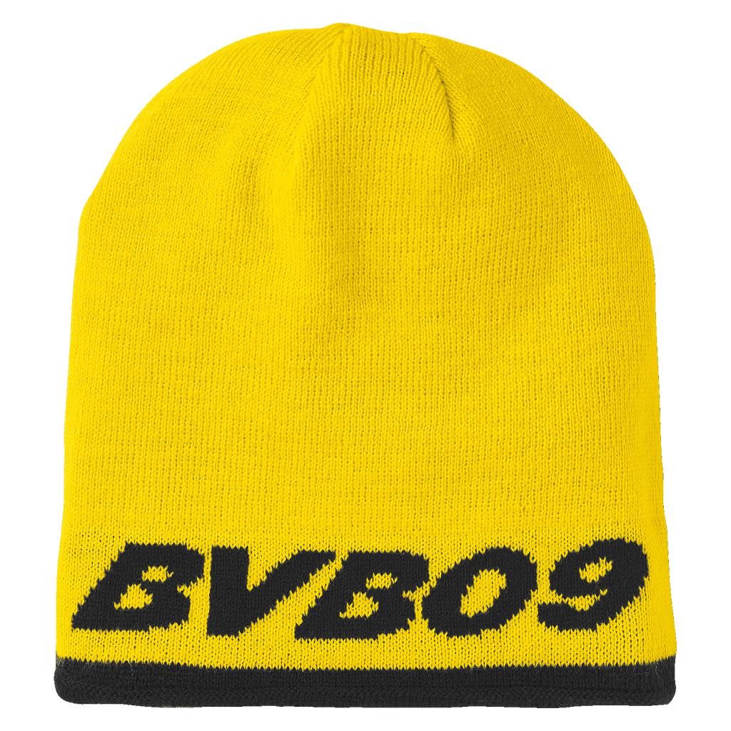 Cappellino reversibile del BVB per bambini nei colori nero e giallo, con un grande logo BVB 09 e un design sportivo.