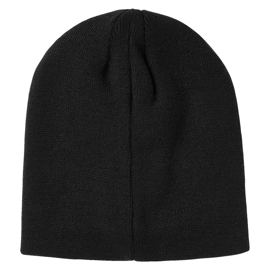 Berretto nero del BVB per bambini, reversibile e dal design semplice, ideale come accessorio per i tifosi.