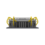 Kit de montage « BVB SIGNAL IDUNA PARK » aux couleurs noir et jaune. Maquette fidèle aux détails du stade, avec ses pylônes jaunes emblématiques vus de face. Un article parfait pour les supporters du Borussia Dortmund.