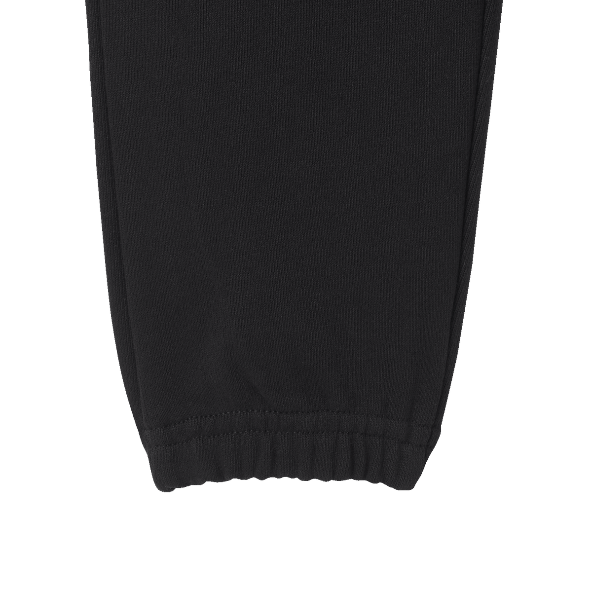 Pantaloni della tuta neri del BVB per bambini della collezione 2025, dettaglio della gamba con elastico in vita.