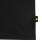 Schwarzes oversized BVB-T-Shirt für Kinder mit gelbem BVB-Logo, ideal als Fanartikel für Borussia Dortmund Fans.