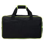 Sac de sport noir du BVB avec des détails fluo, idéal pour les supporters et les sportifs, offrant un grand espace de rangement et des poignées pratiques.