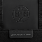 Schwarzer Kapten & Son Bergen Kids Rucksack mit BVB 09-Logo, stilvolles Design und hochwertiger Verarbeitung, ideal für junge Fans.