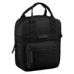 Schwarzer Rucksack Bergen Kids von Kapten & Son mit geprägtem BVB 09-Logo, vielseitiges Accessoire für junge Borussia Dortmund Fans.