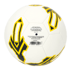 Pallone da calcio del BVB bianco, taglia 5, con design nero e giallo, ideale per i tifosi e gli appassionati di sport.