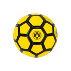 Ballon de football noir et jaune du Borussia Dortmund, taille 1, avec le logo BVB 09, certifié Fairtrade.