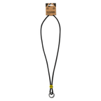 Portachiavi nero con il logo del BVB in giallo, ideale per i tifosi del Borussia Dortmund. Dotato di un anello nero per agganciare le chiavi.
