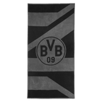 Elegante asciugamano da doccia del BVB nei colori grigio e nero, con un grande logo del BVB al centro. Perfetto per i tifosi del Borussia Dortmund. Dimensioni: 70x140 cm.