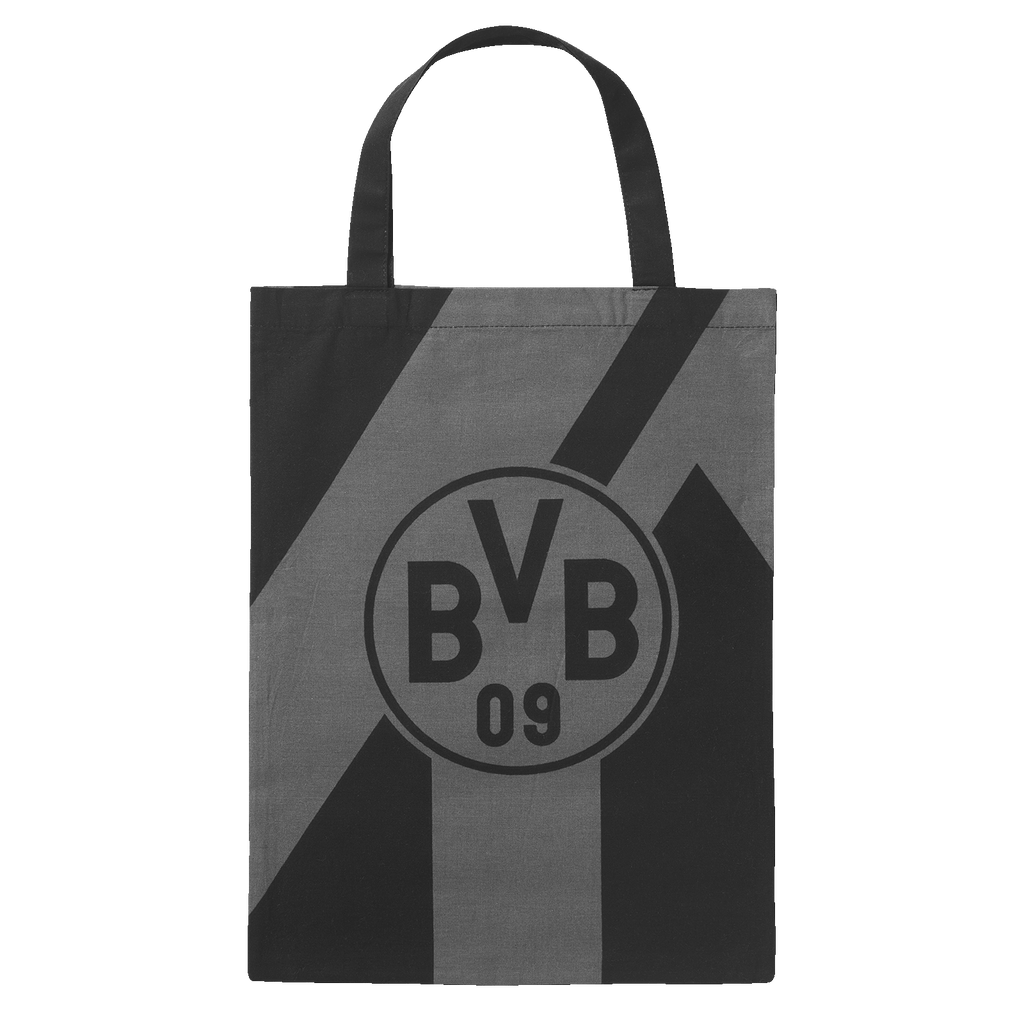 黑色多特蒙德（BVB）纯棉袋，印有醒目的BVB标志和斜条纹，是多特蒙德球迷的理想之选。