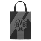 黑色多特蒙德（BVB）纯棉袋，印有醒目的BVB标志和斜条纹，是多特蒙德球迷的理想之选。