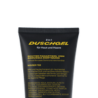 Gel doccia 2 in 1 per pelle e capelli con marchio Borussia Dortmund, formula delicata, profumo di tè bianco, adatto alla cura quotidiana.