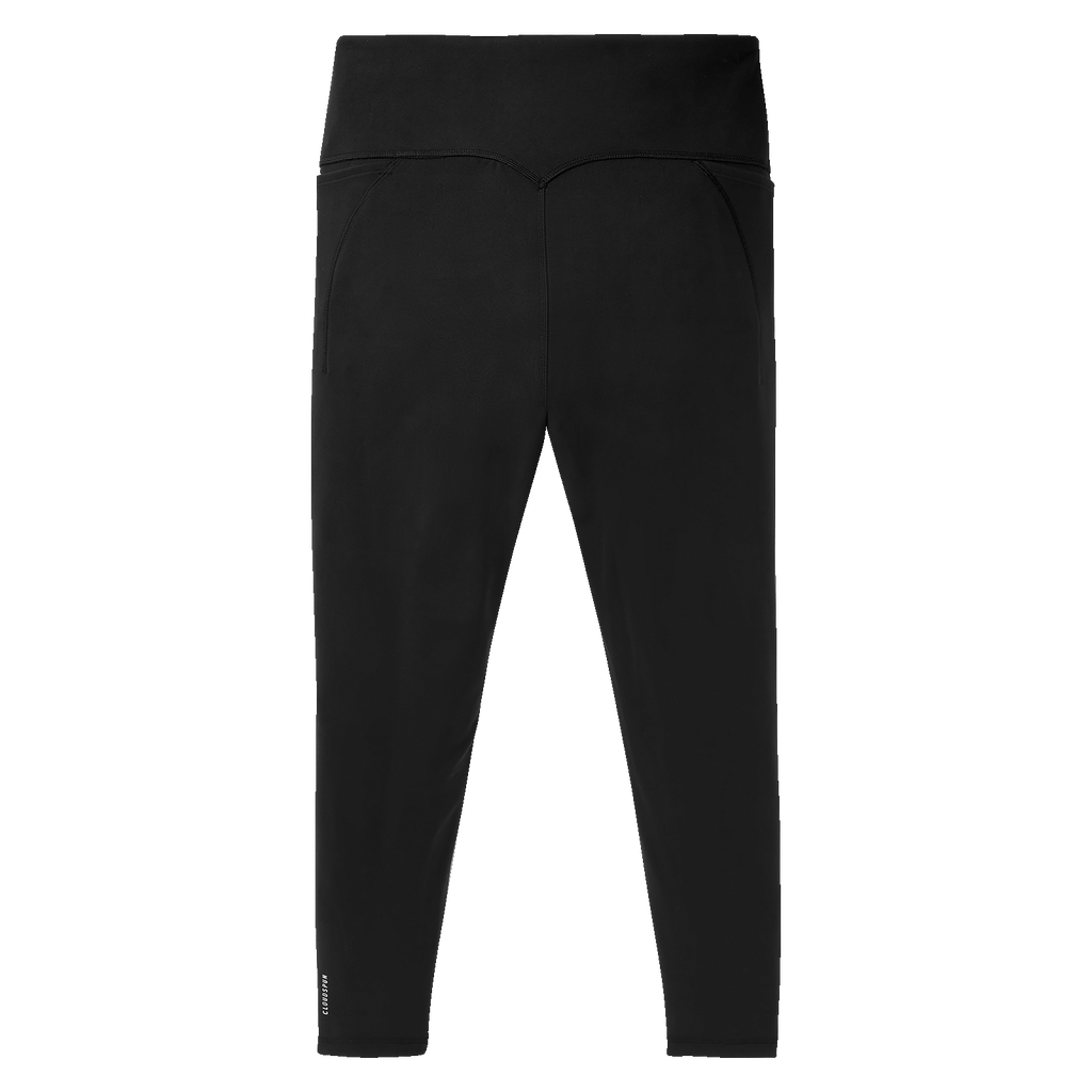 Vue arrière du collant noir BVB x Puma Gym Cloudspun pour femme, à taille haute, idéal pour le sport et les loisirs.