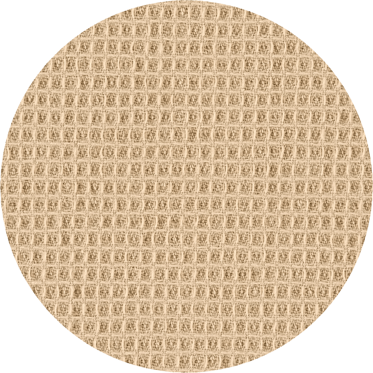 Nahaufnahme einer beige strukturierten Textur des BVB 4-Jahreszeiten-Schlaf-Overalls von Alvi Mom