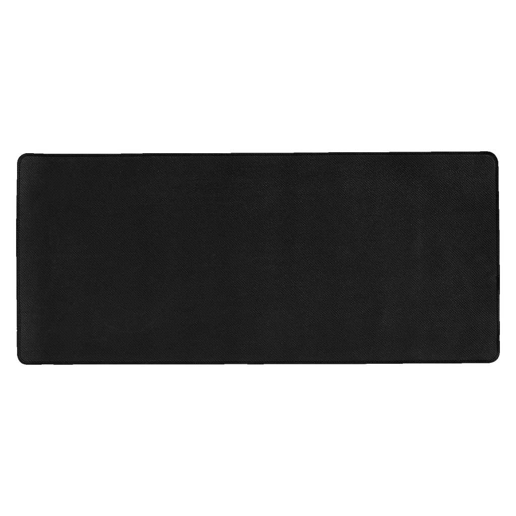 Schwarzes BVB Gaming Mousepad in rechteckiger Form mit glatter Oberfläche, ideal für Gaming und Computerarbeit.