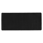 Alfombrilla de ratón negra del BVB para juegos, de forma rectangular y con superficie lisa, ideal para jugar y trabajar con el ordenador.