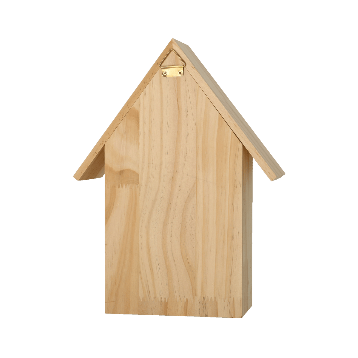 An eco-friendly BVB Insect Hotel 2.0 made of natural wood, suitable for mounting in gardens or on balconies to protect insects.