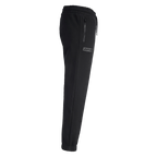 Pantalones de chándal negros «BVB Essentials» con bolsillo lateral con cremallera y un discreto logotipo del Borussia Dortmund, ideales para hacer deporte y para el tiempo libre.