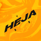 BVB Festival shirt with an eye-catching yellow design and black "HEJA BVB" lettering, perfect for Borussia Dortmund fans.