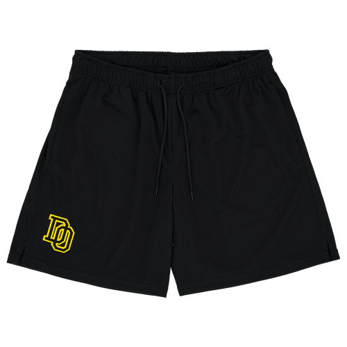 Black BVB College sweat shorts with a yellow DO logo. Comfortable elastic waistband with a drawstring for a perfect fit. Ideal for fans and sports activities.