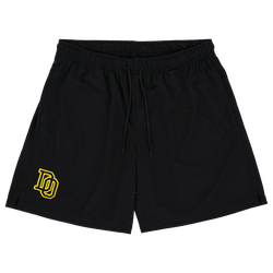Short de survêtement noir BVB College avec logo DO jaune. Taille élastique confortable avec cordon de serrage pour un ajustement optimal. Idéal pour les supporters et les activités sportives.