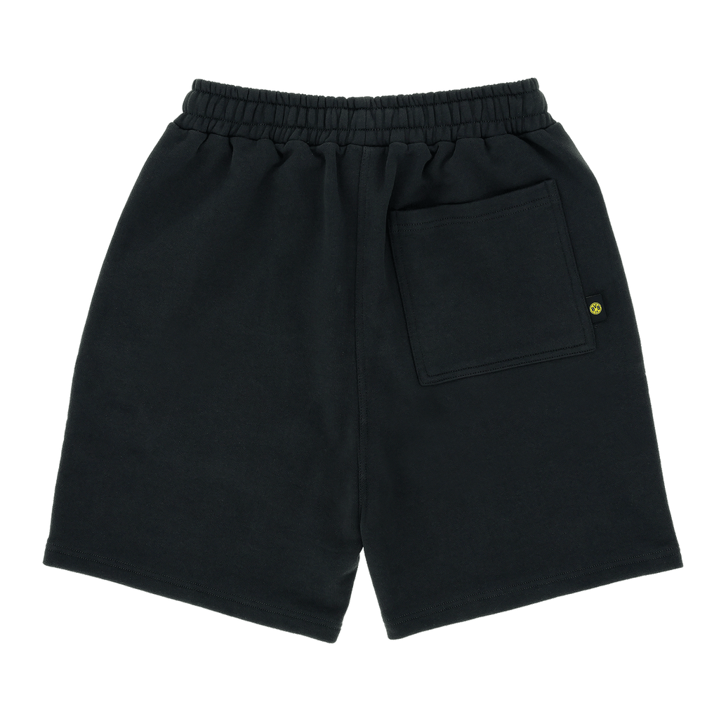 Short BVB Urban confortable, de couleur anthracite, avec une poche arrière et une taille élastiquée, idéal pour les loisirs et le sport.