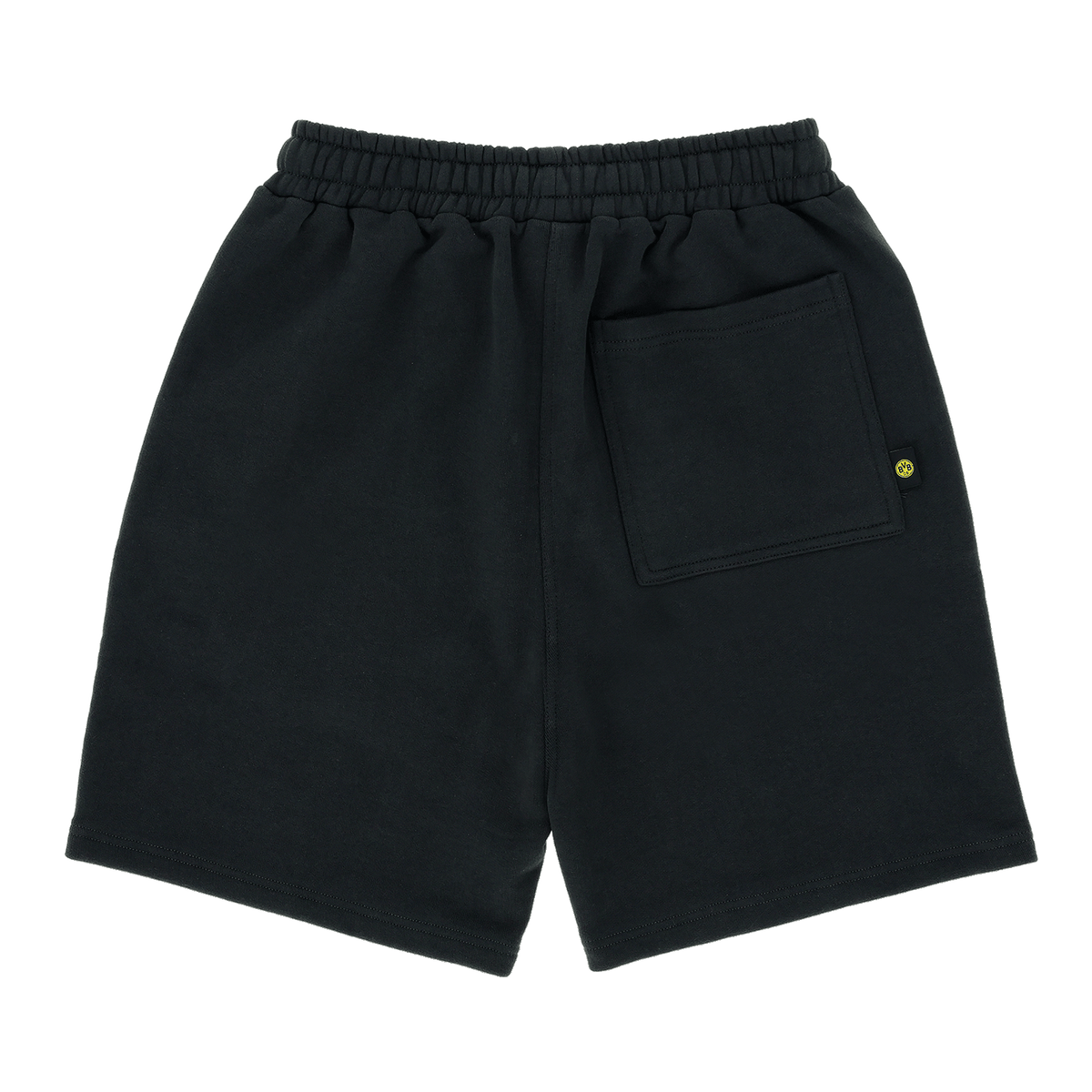 Komfortable BVB Urban Shorts in Anthrazit mit Rückentasche und elastischem Bund, ideal für Freizeit und Sport.
