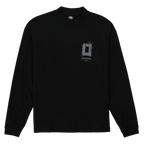 Black long-sleeve T-shirt featuring the BVB and Borussia Dortmund logos, perfect for fans and casual wear.