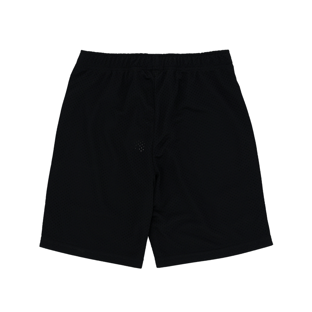 Pantalones cortos de chándal negros del BVB College para niños, ideales para actividades deportivas y de ocio, con un diseño sencillo y cómodo.