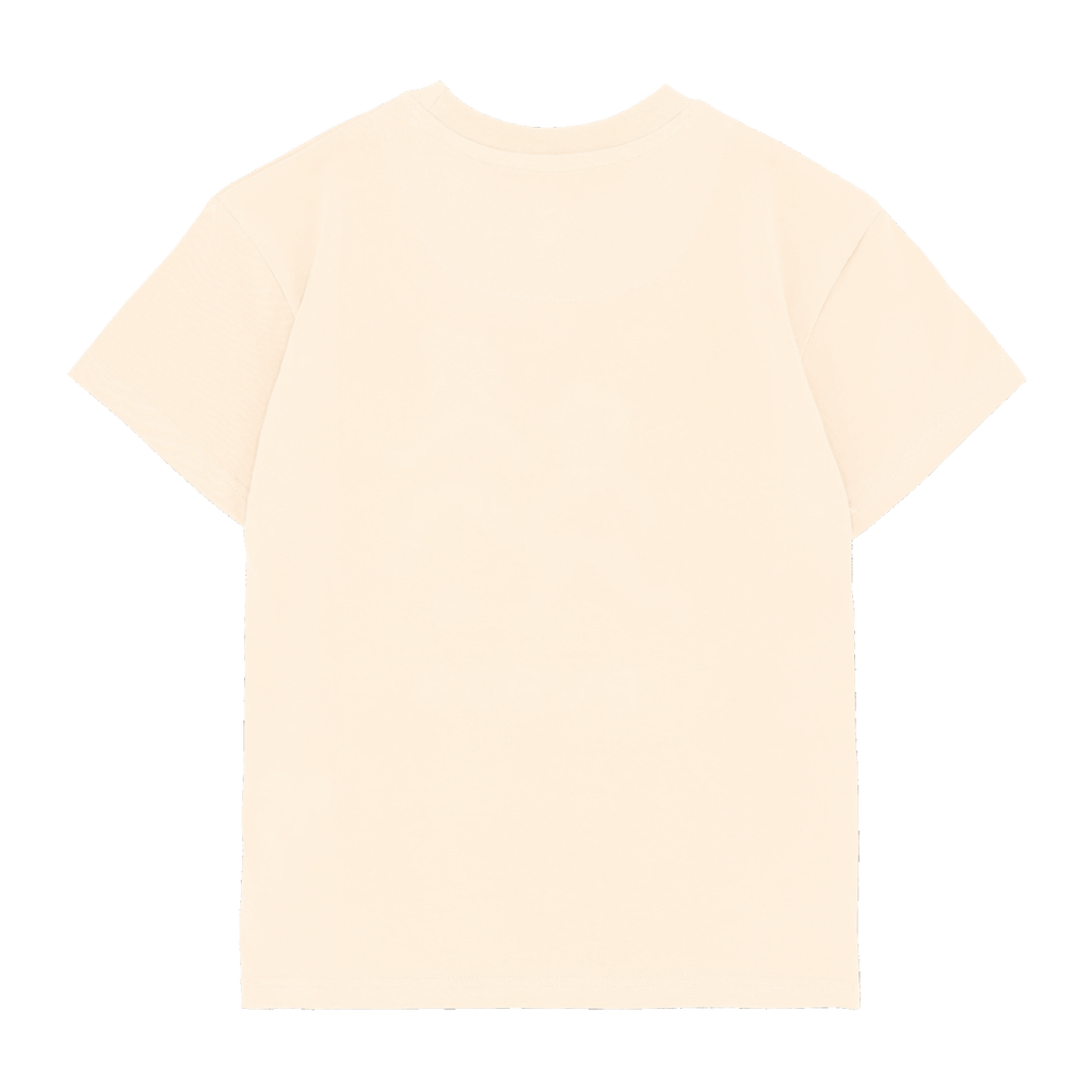 Simple BVB Gaming kids' T-shirt in off-white; the back features no visible logos or patterns.