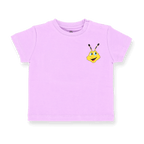 Camiseta morada del BVB para bebés y niños pequeños, confeccionada en tejido suave y con el motivo de EMMA en la parte delantera, ideal para los pequeños aficionados del Borussia Dortmund.