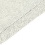 Graues BVB-Crewneck-Sweatshirt für Babys und Kleinkinder, Detailansicht des Stoffmaterials und Saums.