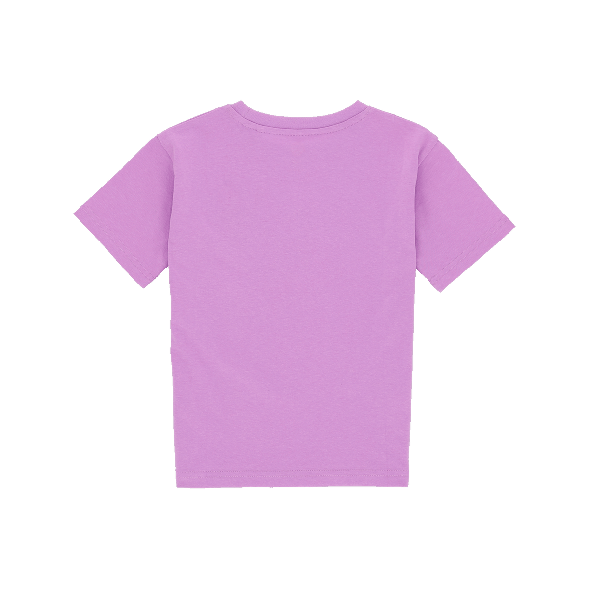 Kinder T-Shirt in Lila mit Rückansicht, Teil des BVB-Merchandise, ideal für Fans von Borussia Dortmund.