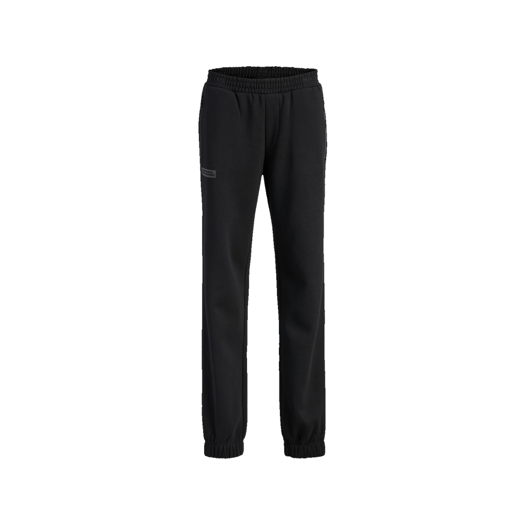Schwarze BVB-Sweatpants für Kinder aus der Essential-Kollektion, mit elastischem Bund und sportlichem Look, ideal für Fans.