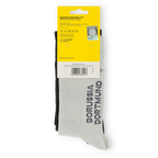 Lot de 3 paires de chaussettes BVB Business pour les supporters du Borussia Dortmund, en noir et jaune avec le logo du club, pointures 39 à 42, emballées et idéales pour le bureau et les loisirs.