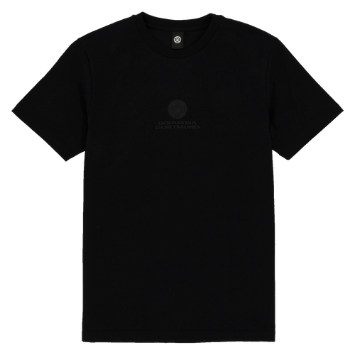 T-shirt noir BVB Core, idéal pour les fans du Borussia Dortmund, au design élégant et minimaliste.