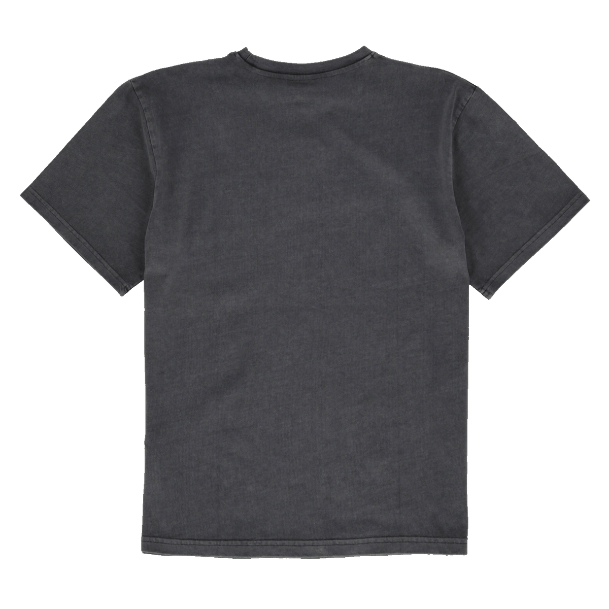 Rückansicht eines schwarzen Borussia Dortmund Urban T-Shirts im Graffiti-Design, ideal für Fans und Freizeit.