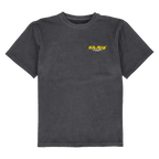 T-shirt noir BVB Urban issu de la collection, inscription jaune « Null Neun » stylisée façon graffiti sur la poitrine, design moderne pour les fans.