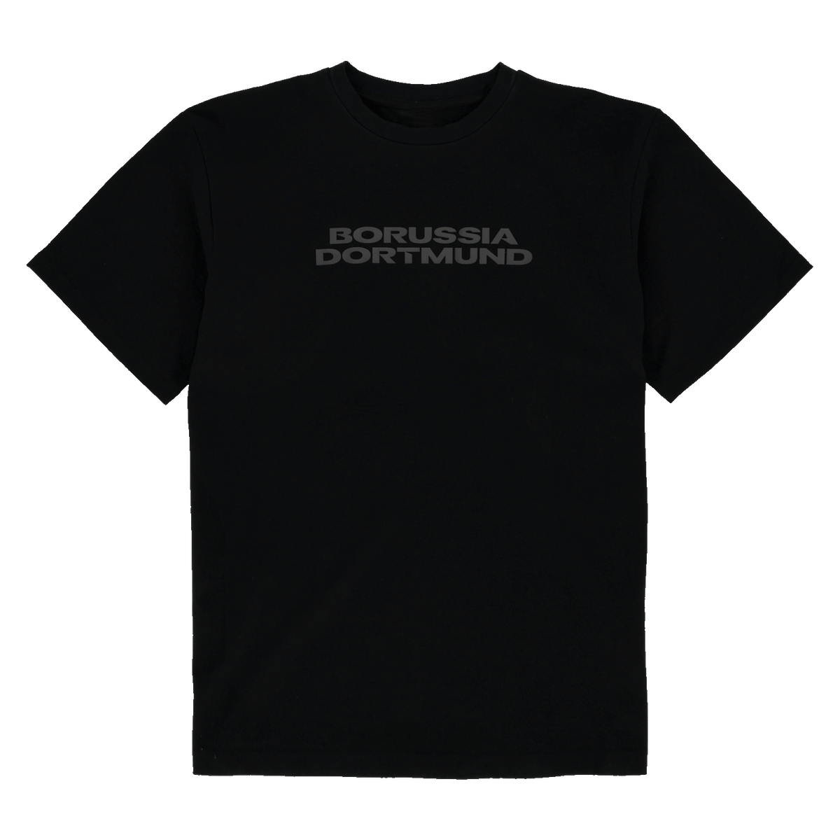 T-shirt noir « Urban » 1909 du Borussia Dortmund, au design épuré et orné d'un lettrage discret sur le devant.