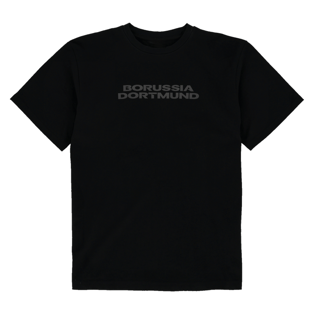 Maglietta nera Urban Tee 1909 del Borussia Dortmund, dal design semplice e con una scritta discreta sul davanti.
