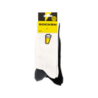 Un pack de 3 pares de calcetines «BVB Festival Icons» con diseño de vaso de cerveza, disponibles en las tallas 39-42, perfectos para los aficionados del Borussia Dortmund.