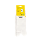 Calzini BVB Urban, set da 2 paia in bianco, prodotti in modo sostenibile con certificazione Grüne Knopf, perfetti come articoli per i tifosi del Borussia Dortmund.