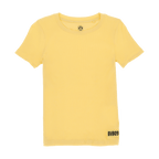 T-shirt jaune « Sun » du BVB pour femme, à manches courtes, avec le logo BVB09 sur l'ourlet inférieur. Parfait pour les fans du Borussia Dortmund.