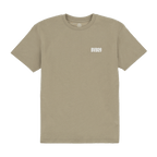 Simple BVB T-shirt in sage for women with the BVB09 logo on the chest, ideal for casual wear and fan outfits