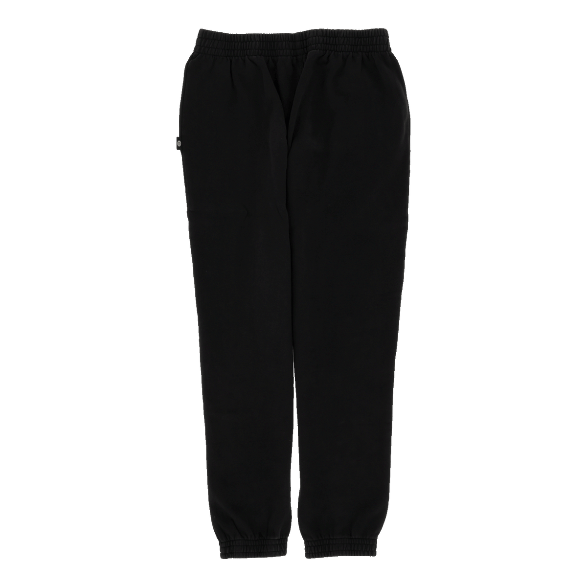 Schwarze BVB-Sweatpants für Frauen mit schlichtem Design, Vorderansicht, aus angenehm weichem Material für Freizeit und Sport.