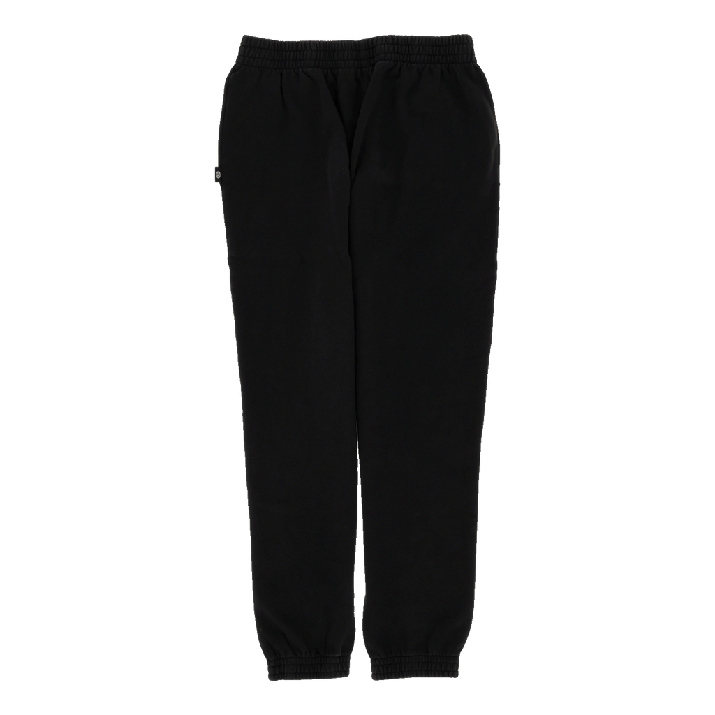 Schwarze BVB-Sweatpants für Frauen mit schlichtem Design, Vorderansicht, aus angenehm weichem Material für Freizeit und Sport.