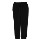 Schwarze BVB-Sweatpants für Frauen mit schlichtem Design, Vorderansicht, aus angenehm weichem Material für Freizeit und Sport.