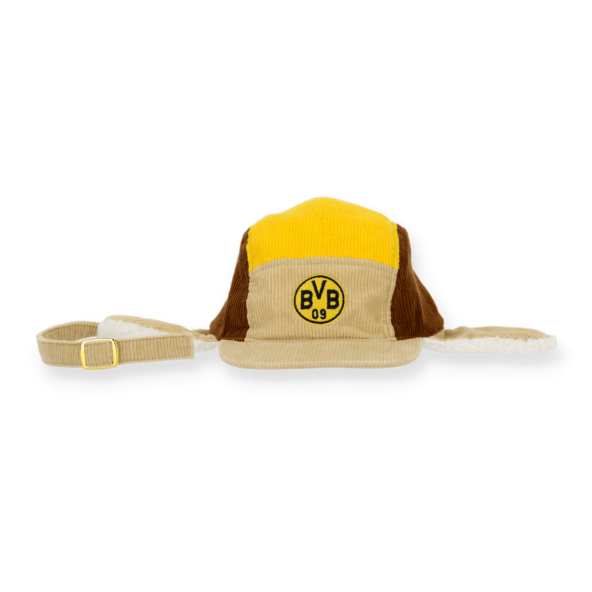 Gorro para bebés del BVB con diseño «color block» y el logotipo del BVB en negro y amarillo, apto para niños pequeños