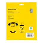 Yellow BVB Baby Gift Set featuring a short-sleeved onesie, hat, and bib in the Borussia Dortmund design with the BVB logo.