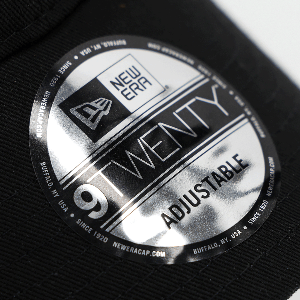 BVB Cap New Era 9Twenty College, stylische schwarzgelbe Basecap mit verstellbarer Größe und glänzendem New Era Sticker