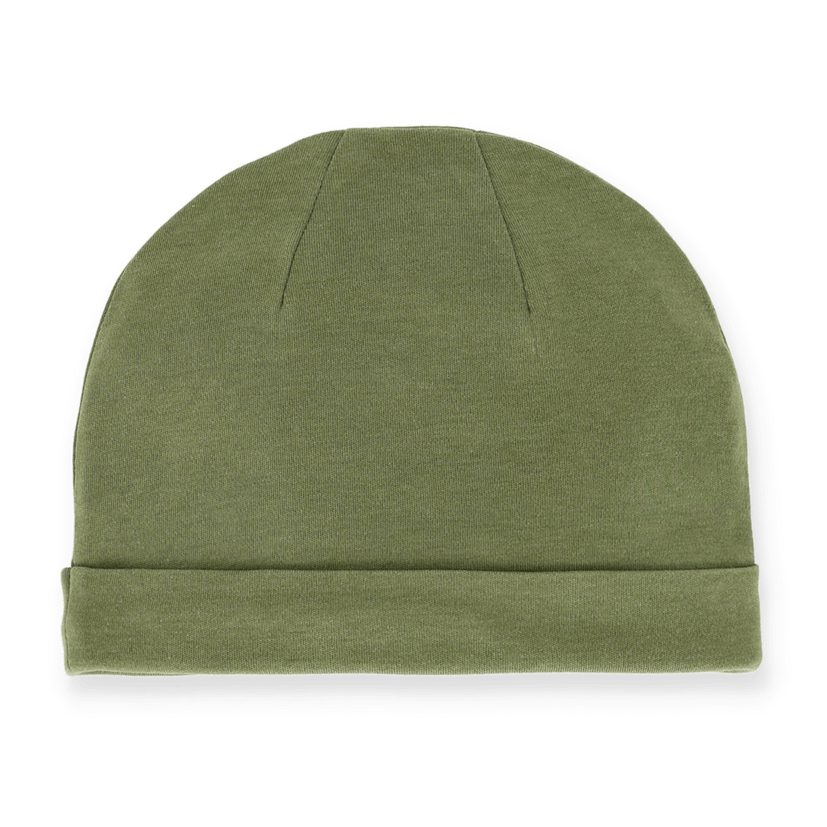 Green BVB Sesame Street baby hat made of cotton, simple design, perfect for little Borussia Dortmund fans.